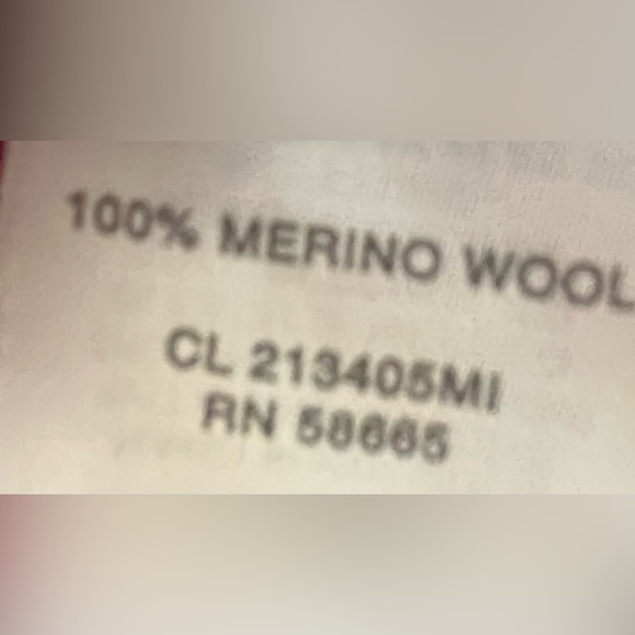 Classiques Entier 100% Merino Wool Cable Knit Fisherman Maroon Sweater Women XS - Picture 4 of 6